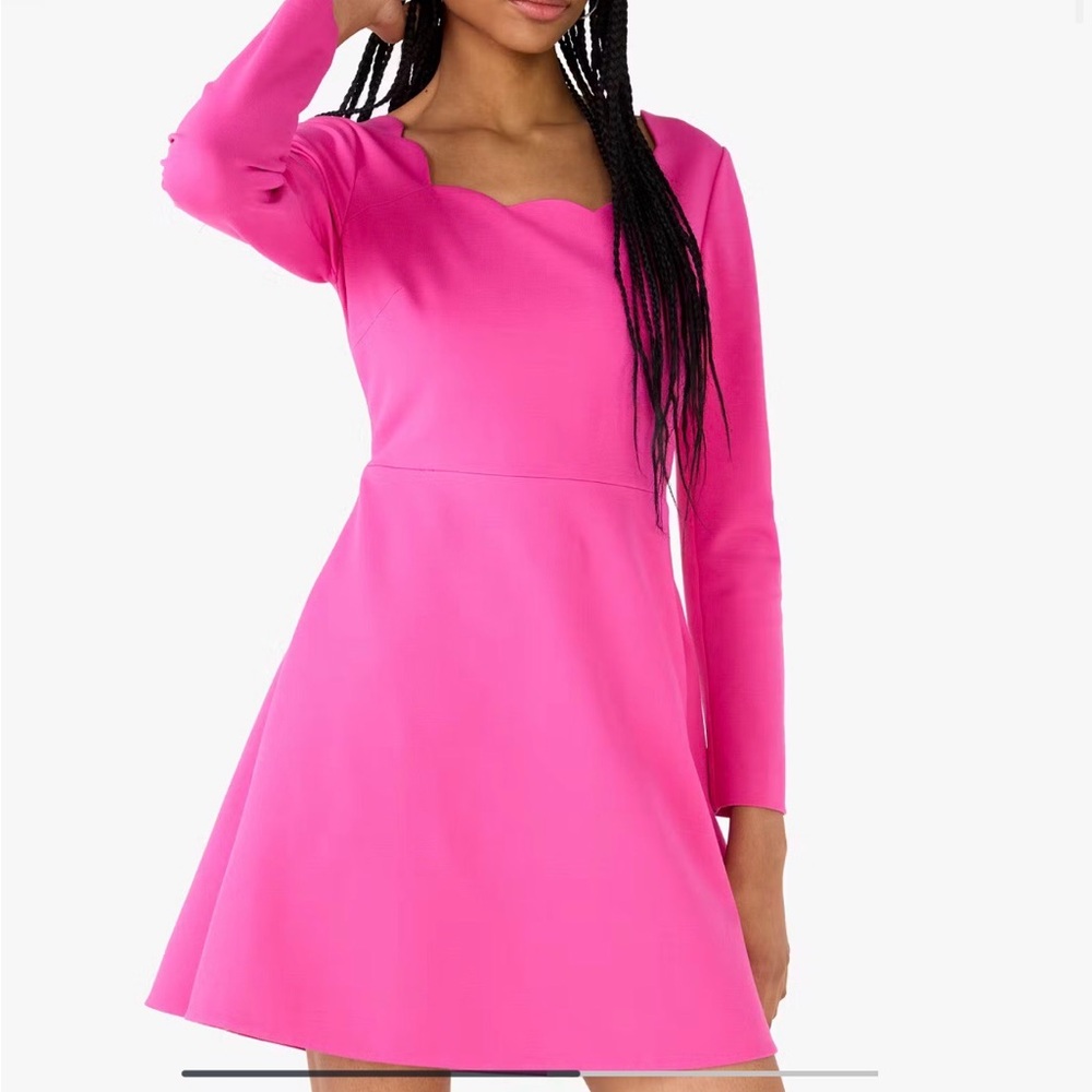 Kate Spade Scalloped Ponte Dress